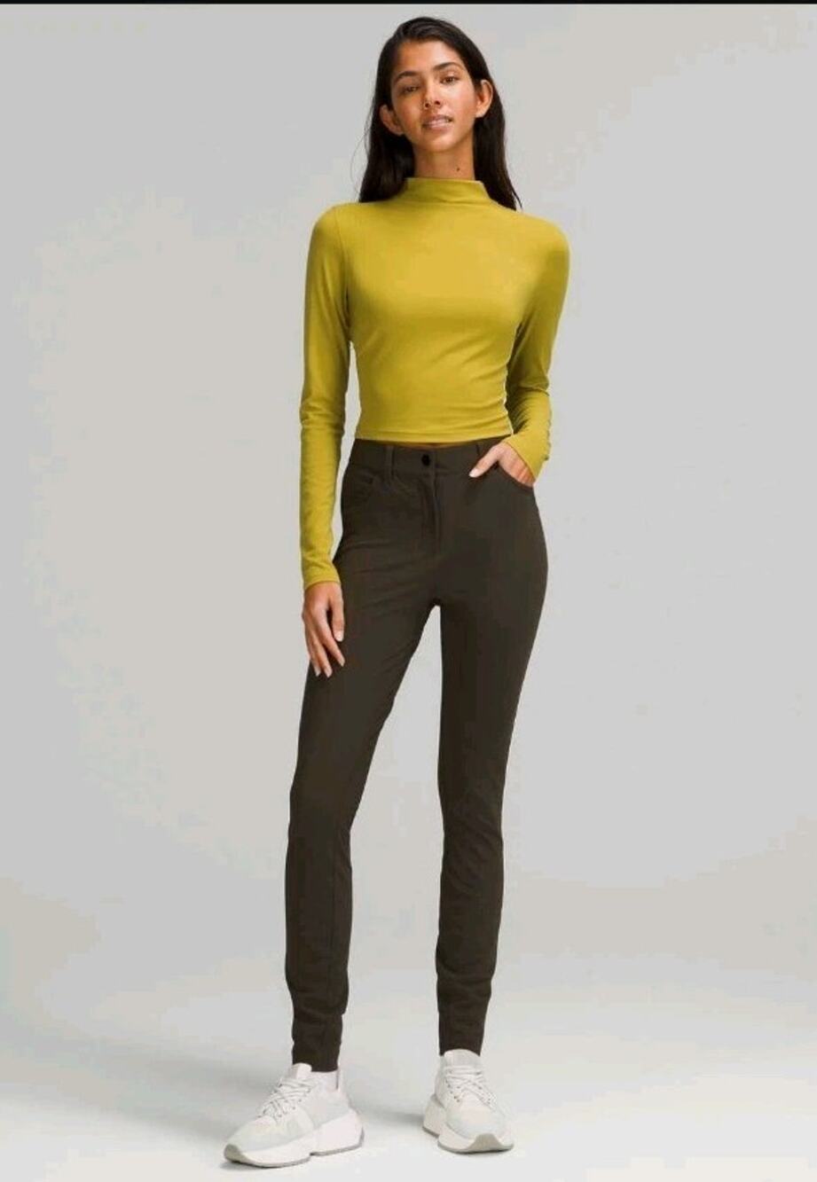 Lululemon | City Sleek 5 Pocket 7/8 Pant | Dark Olive | Size 26